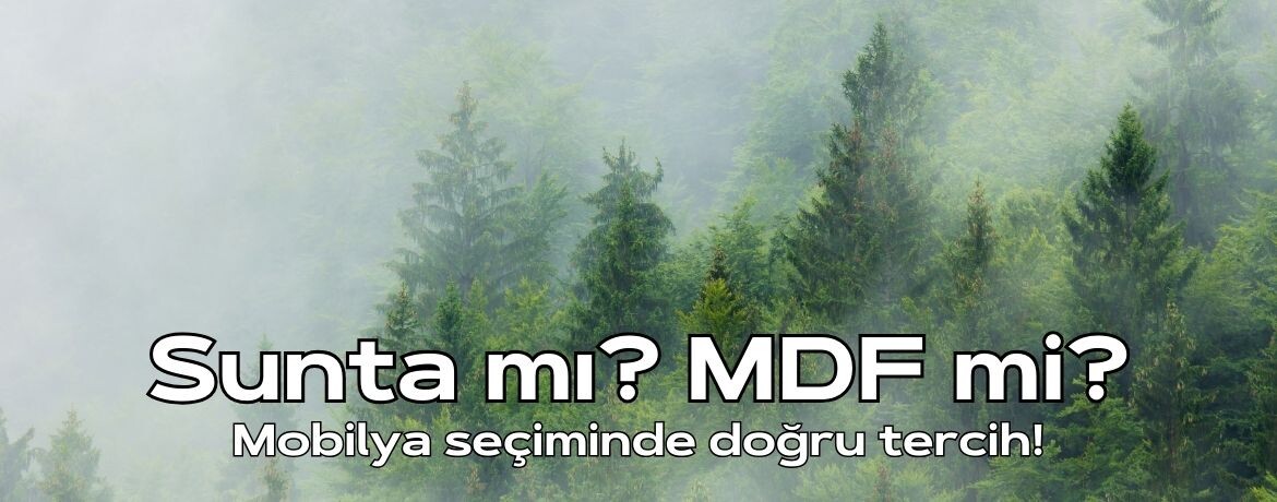 Sunta mı MDF mi? Mobilya Seçiminde Doğru Tercih