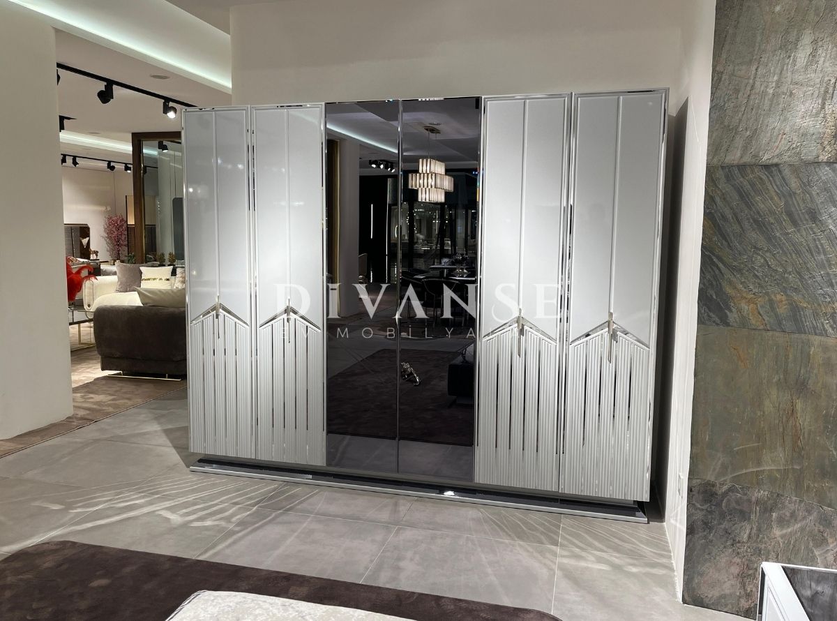 Prada Yatak Odası Gümüş - 5